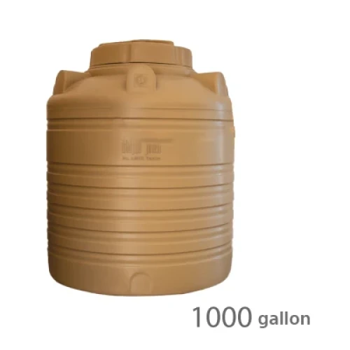 خزان مياة العامر عمودي  1000 جالون بني 3 طبقات